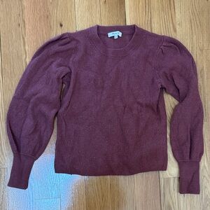 Madewell Burgundy Crew Neck Sweater